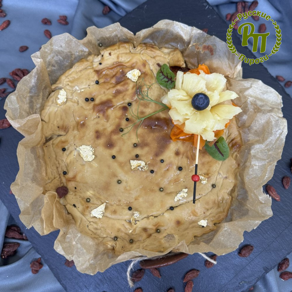 Ямайский чизкейк с кофе и ананасом