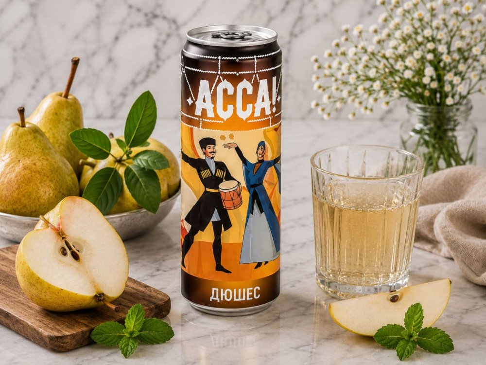 «АССА» со вкусом дюшес, 0,33 л, 1 шт.