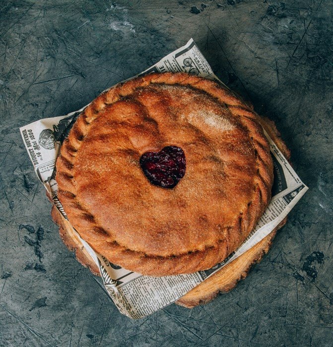 Банановый пирог с шоколадом