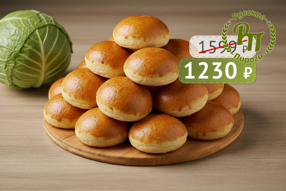 Банкетные пирожки с капустой