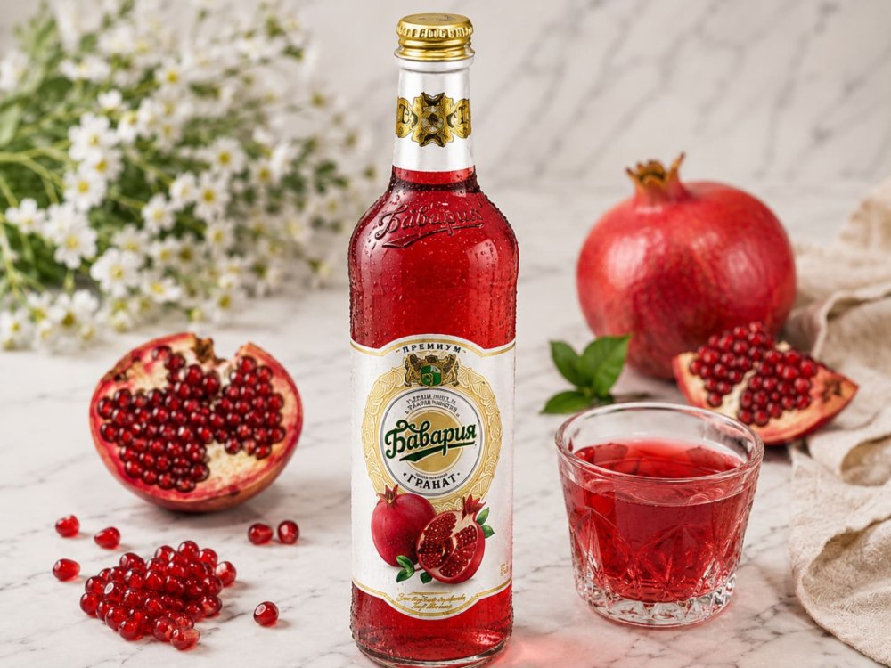 «Бавария» со вкусом граната, 0,5 л, 1 шт.