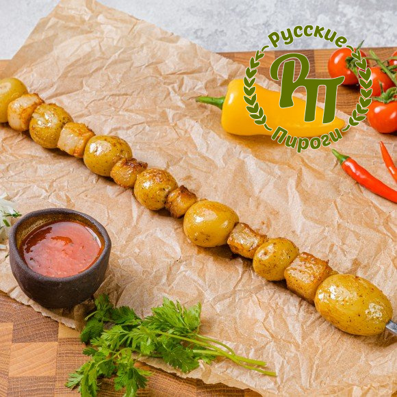 Беби картофель гриль