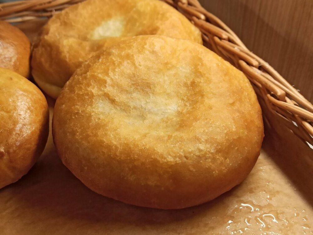 Беляш с говядиной жаренный