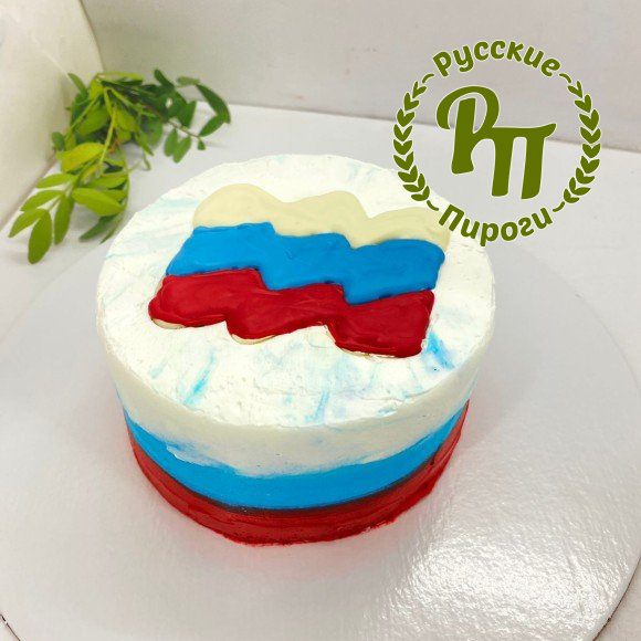 Бенто торт "Флаг России"