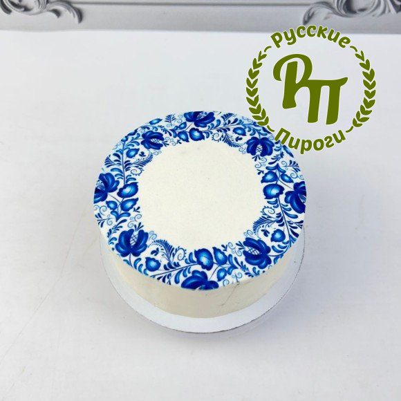 Бенто торт «Гжель 2»