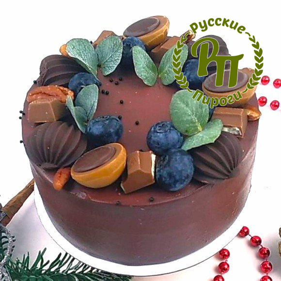 Бенто торт "Шоколад и ирис"