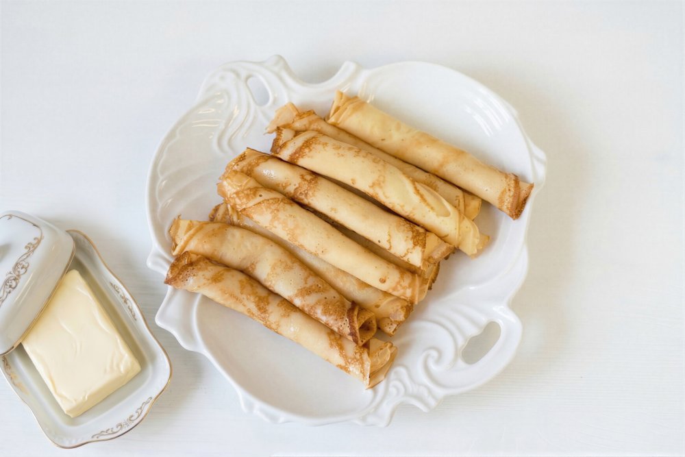 Блинчики с маслом 10 шт