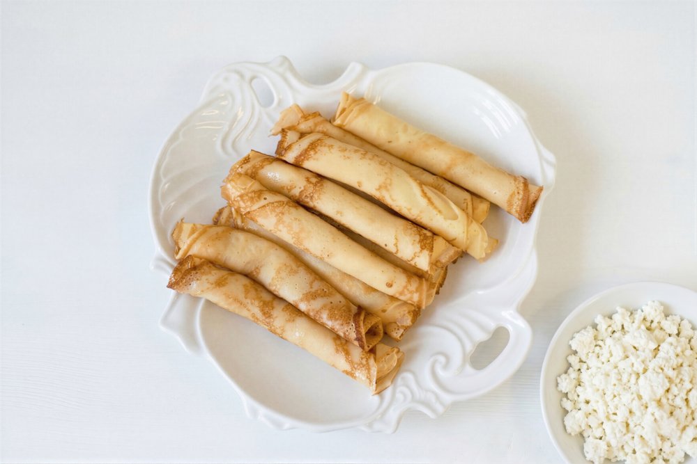 Блинчики с творогом 10 шт