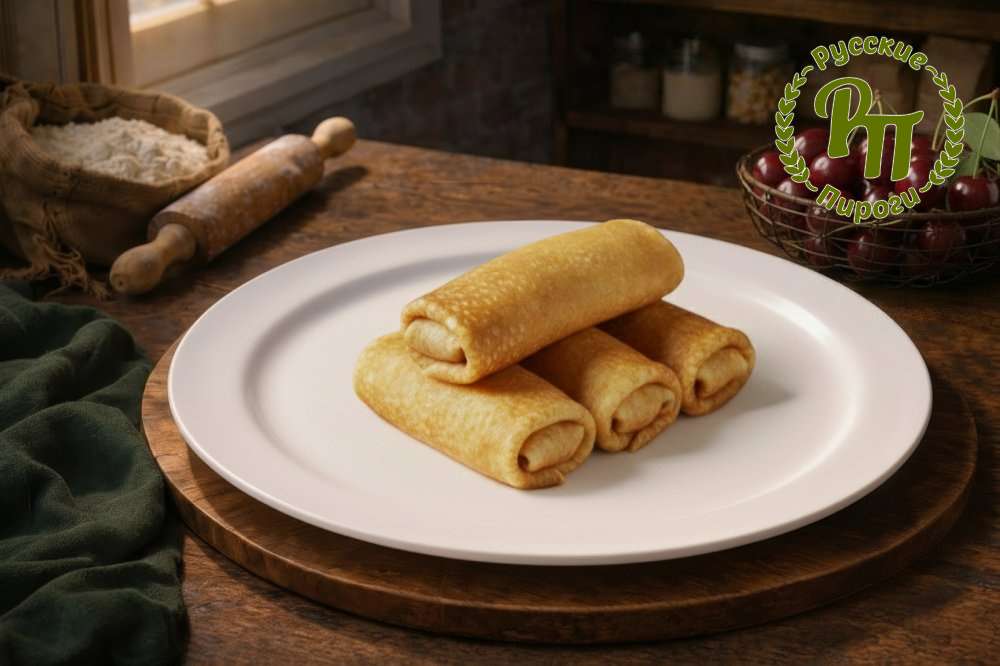 Блинчики с вишней 4 шт