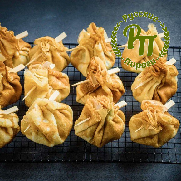 Блинчики с жюльеном из цыпленка 12 шт