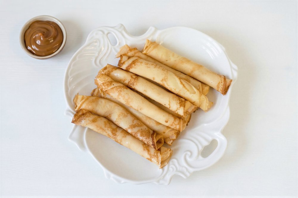 Блинчики со сгущенкой 10 шт