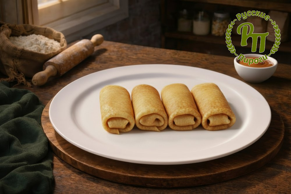 Блинчики со сгущенкой 4 шт