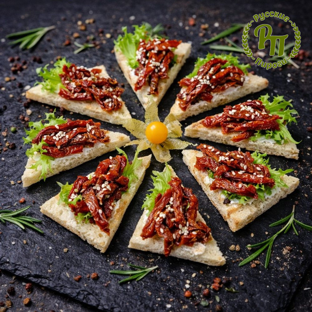Брускетты "Вяленый томат"