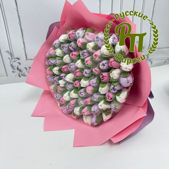 Букет зефирный «Тюльпаны»