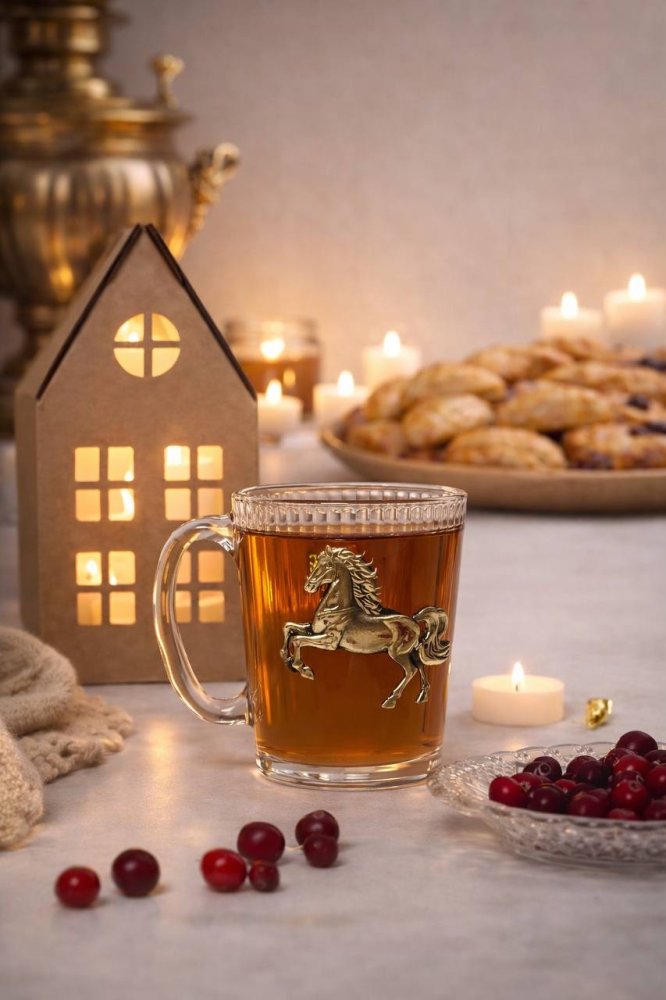 Чайная чашка "Огненная лошадь"  1 шт