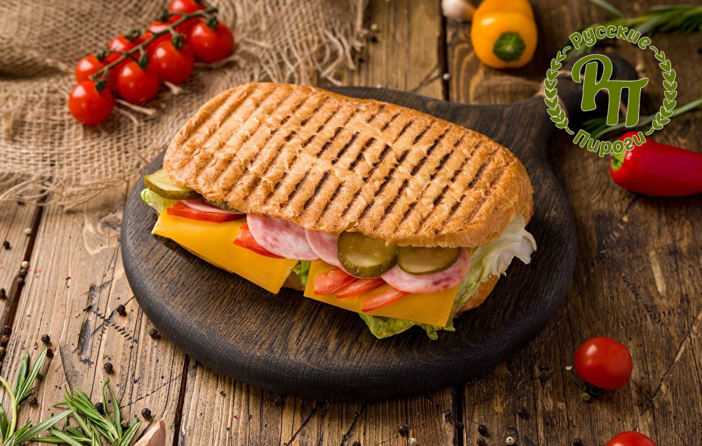 Чиабатта с ветчиной