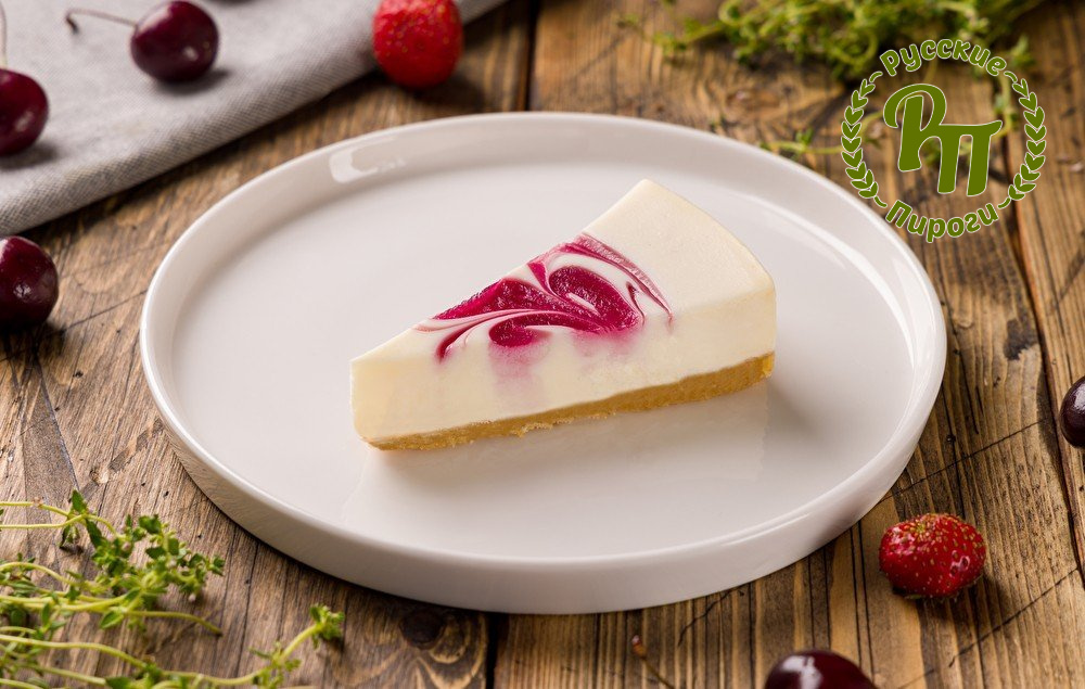 Чизкейк Нью-Йорк с клубникой