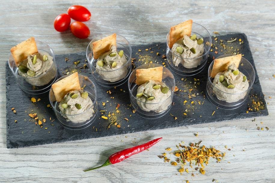 Рийет из куриной печени и тыквенными семечками 6 шт