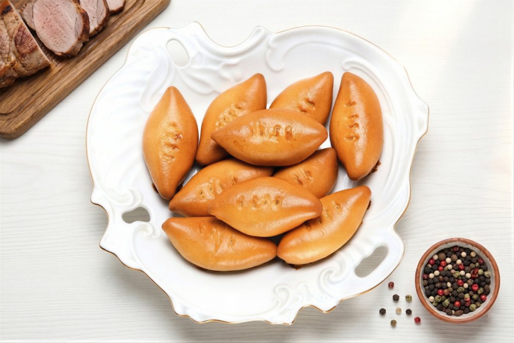 Фуршетные пирожки с мясом 10 шт