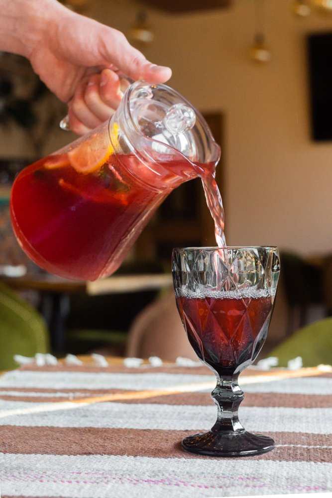 Домашний лимонад ягодный 