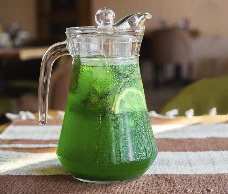 Домашний лимонад тархун-мята