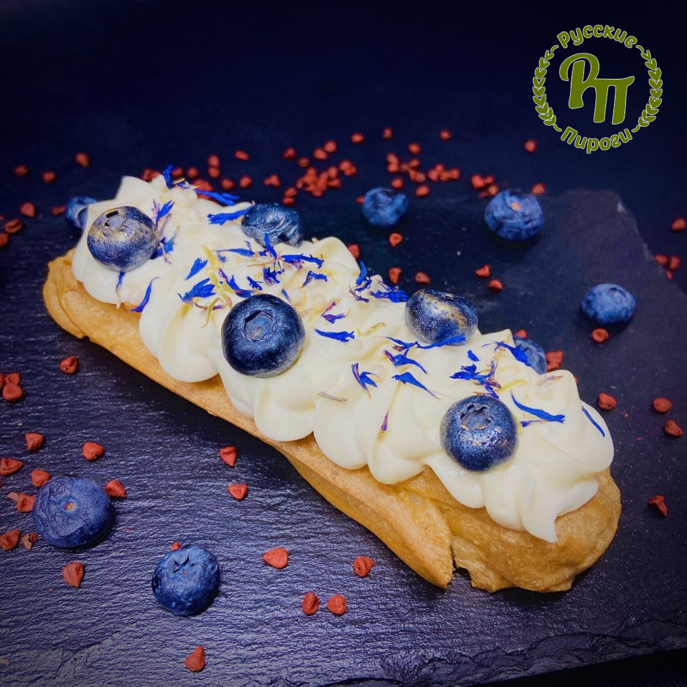 Эклеры Блюберри чиз 10 шт