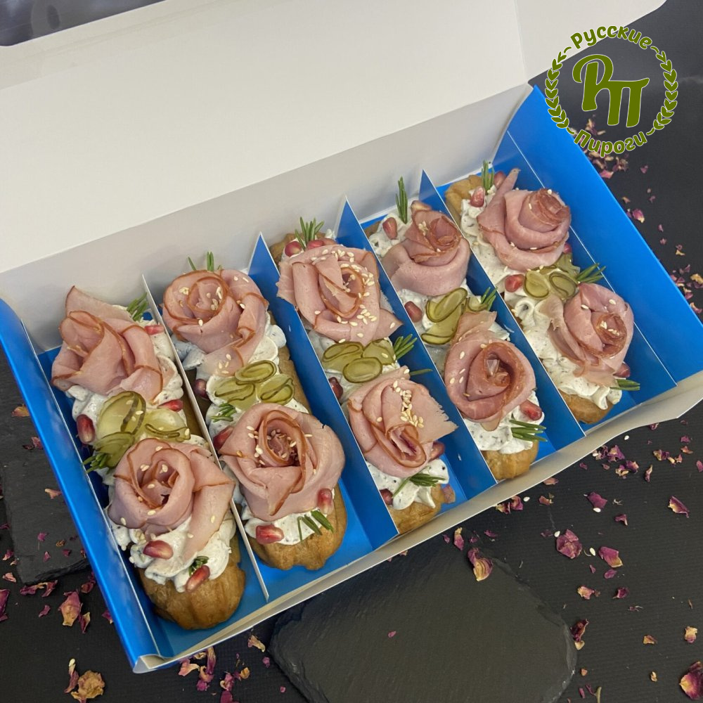 Эклеры "Копченая говядина"