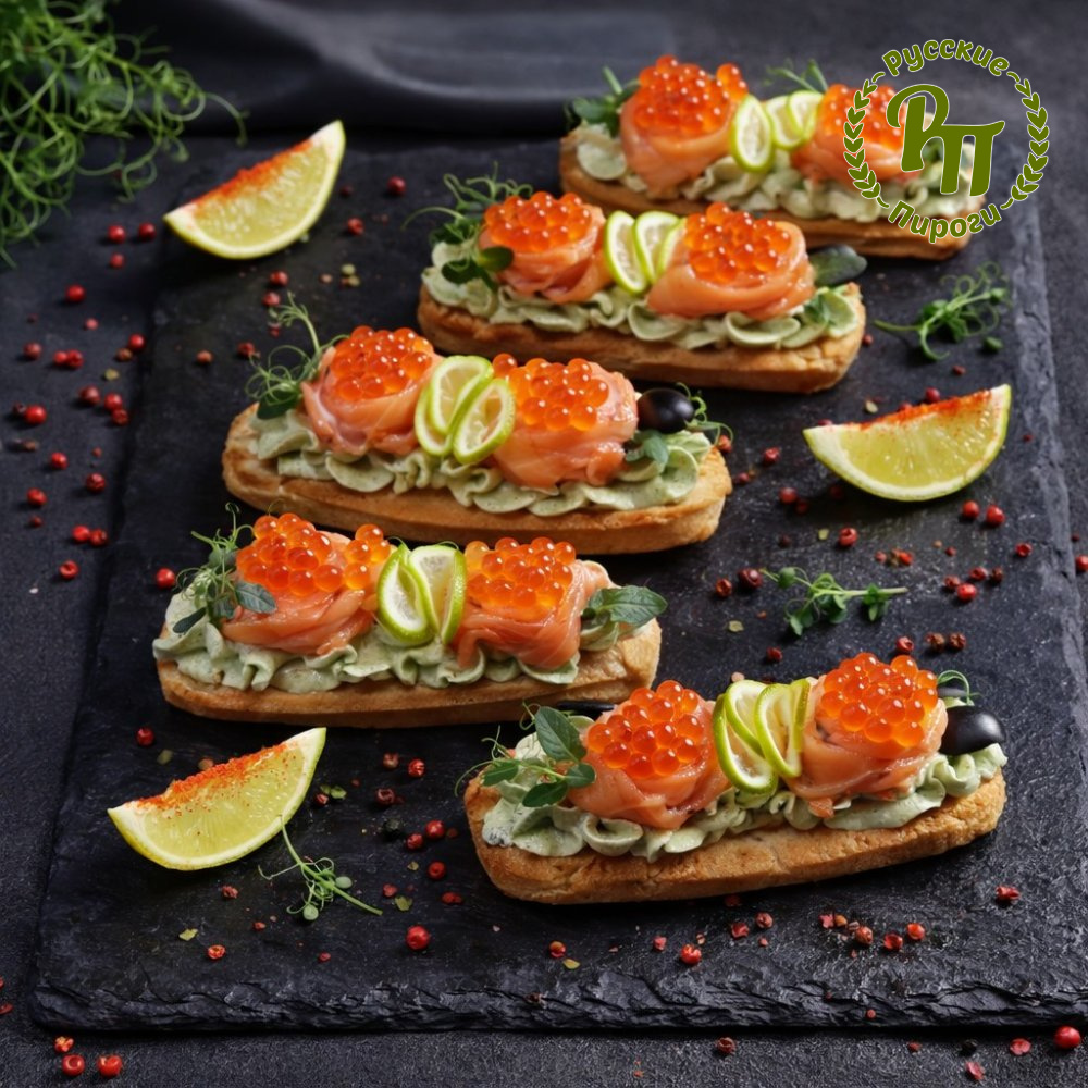 Эклеры "Лосось шеф-посола" 5 шт