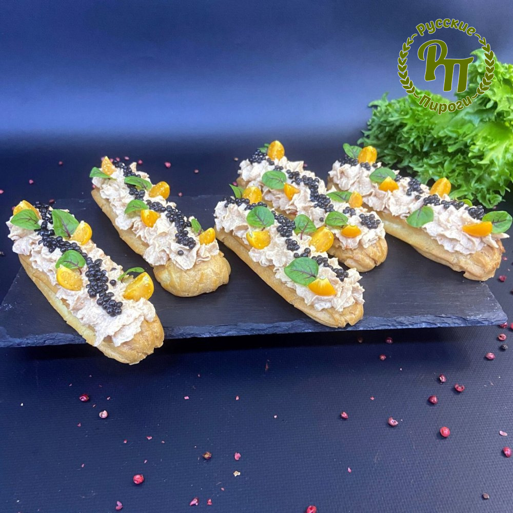 Эклеры "Нежная горбуша"