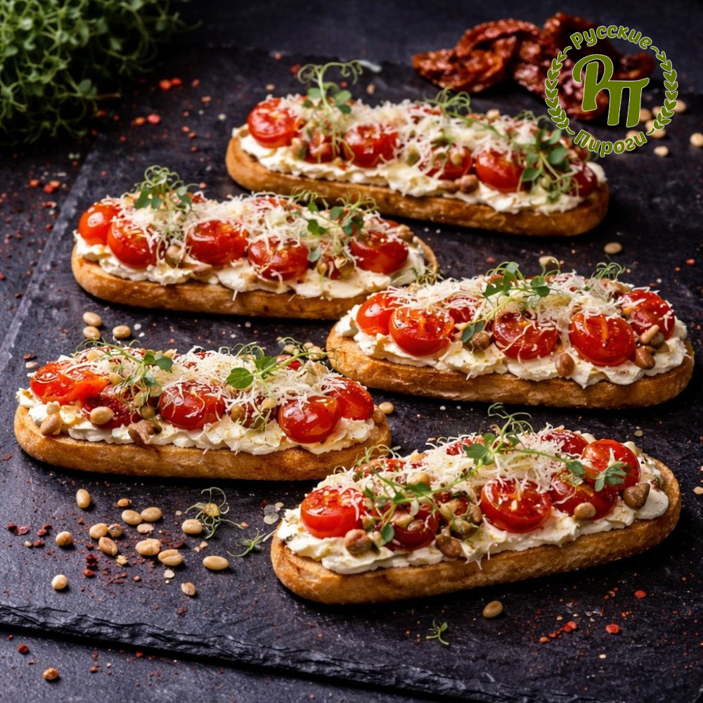 Эклеры "Овечий сыр с томатом" 5 шт