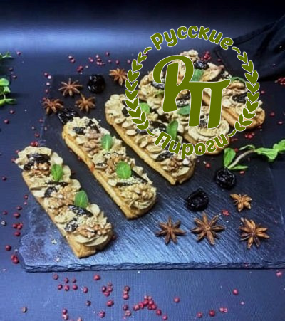 Эклеры Печеночные с черносливом 10 шт