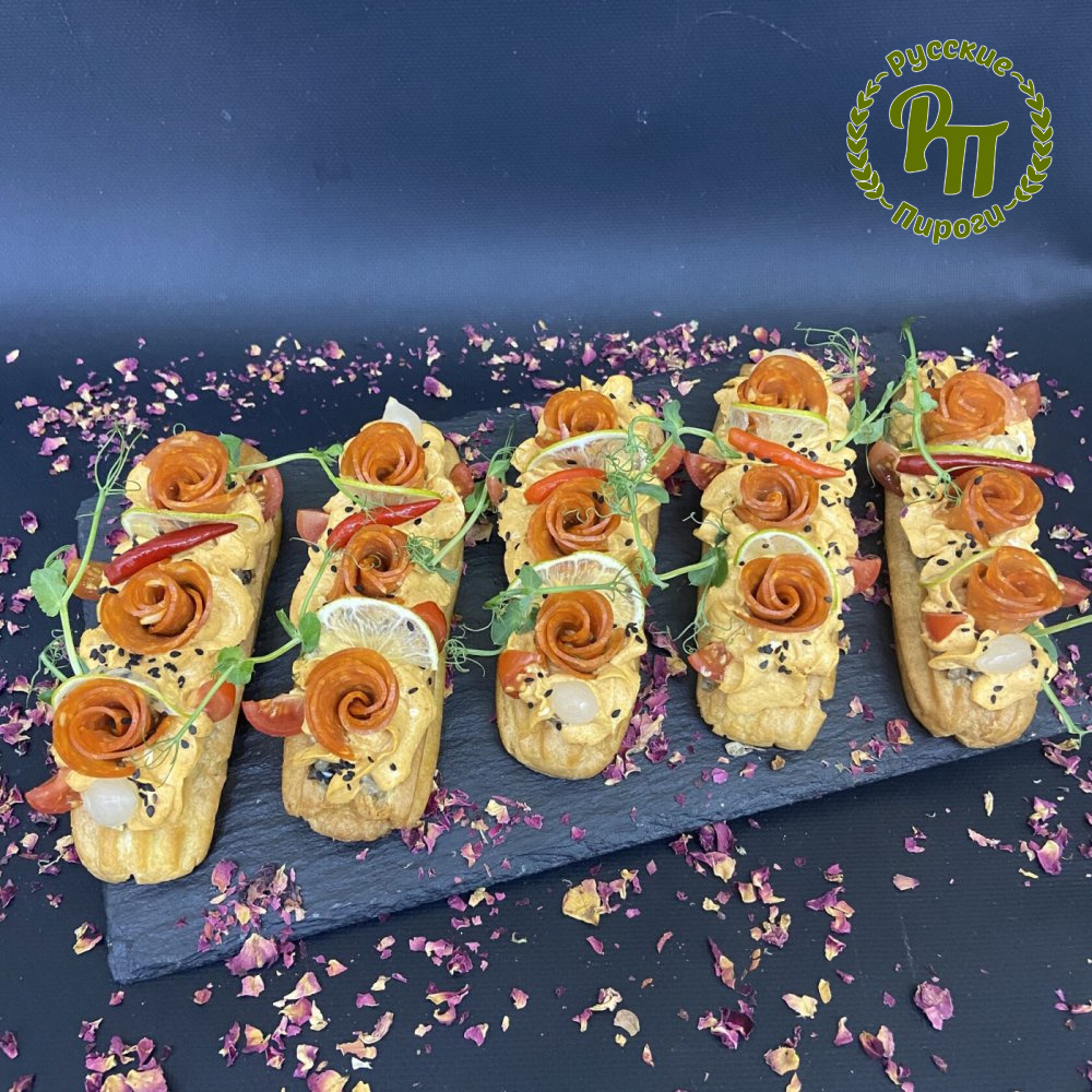 Эклеры Том Ям Баклажан с курочкой 10 шт