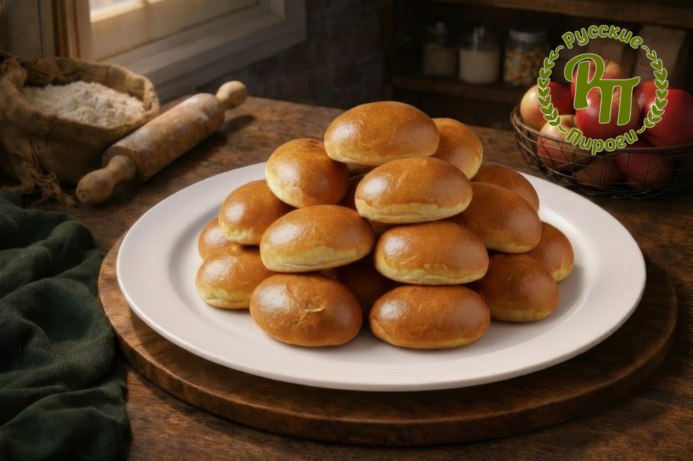 Фуршетные пирожки с яблоками 25 шт