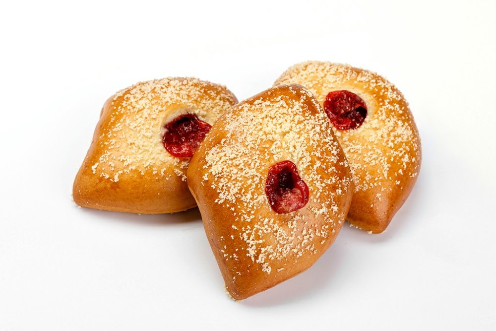 Фуршетные пирожки с клубникой 10 шт