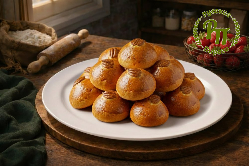 Фуршетные пирожки с клубникой 25 шт