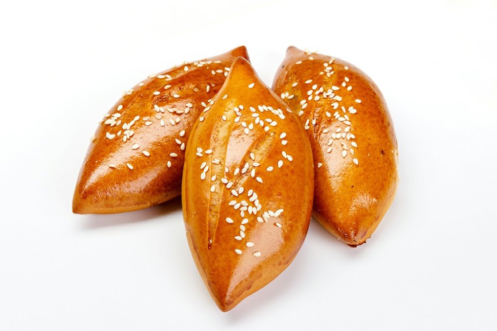 Фуршетные пирожки с красной рыбой и брокколи 10 шт