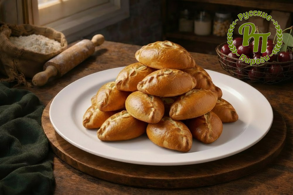 Фуршетные пирожки с вишней 25 шт