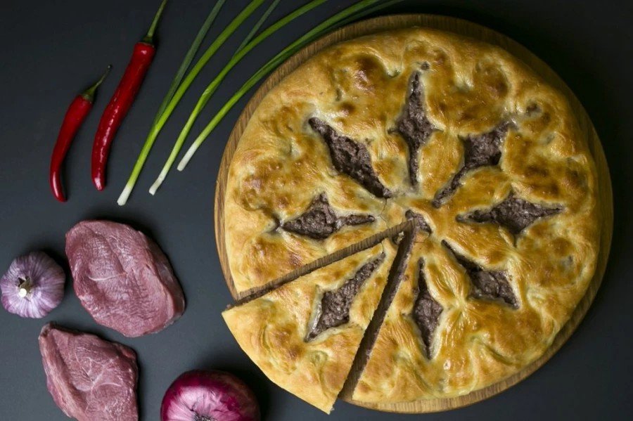 Фыдджын осетинский пирог с мясом