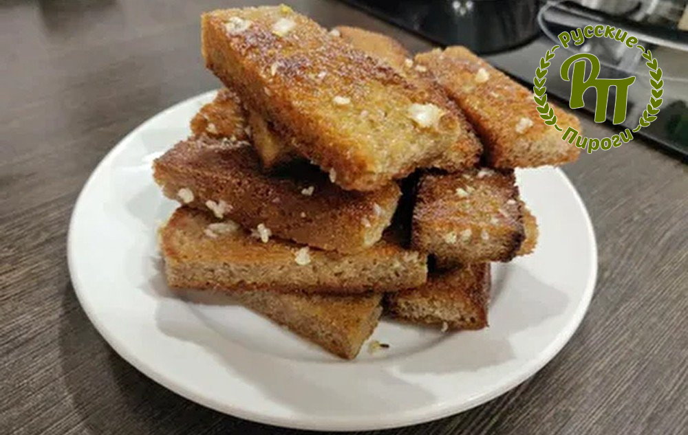 Гренки чесночные