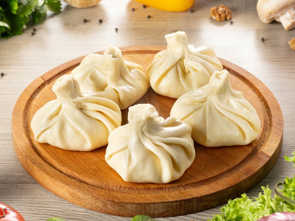 Хинкали с грибами