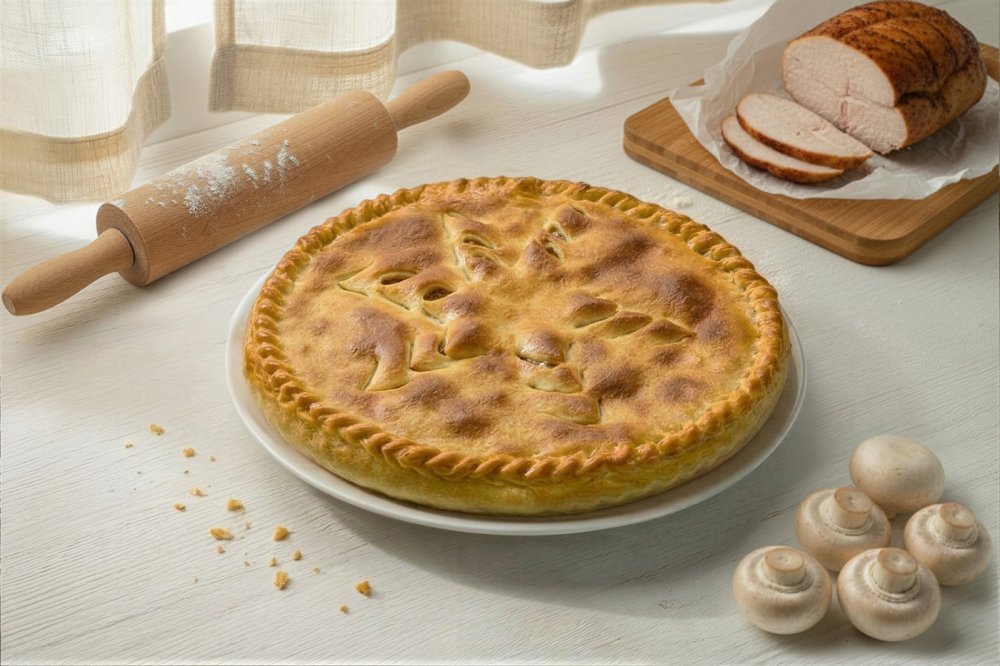 Индейка с грибочками