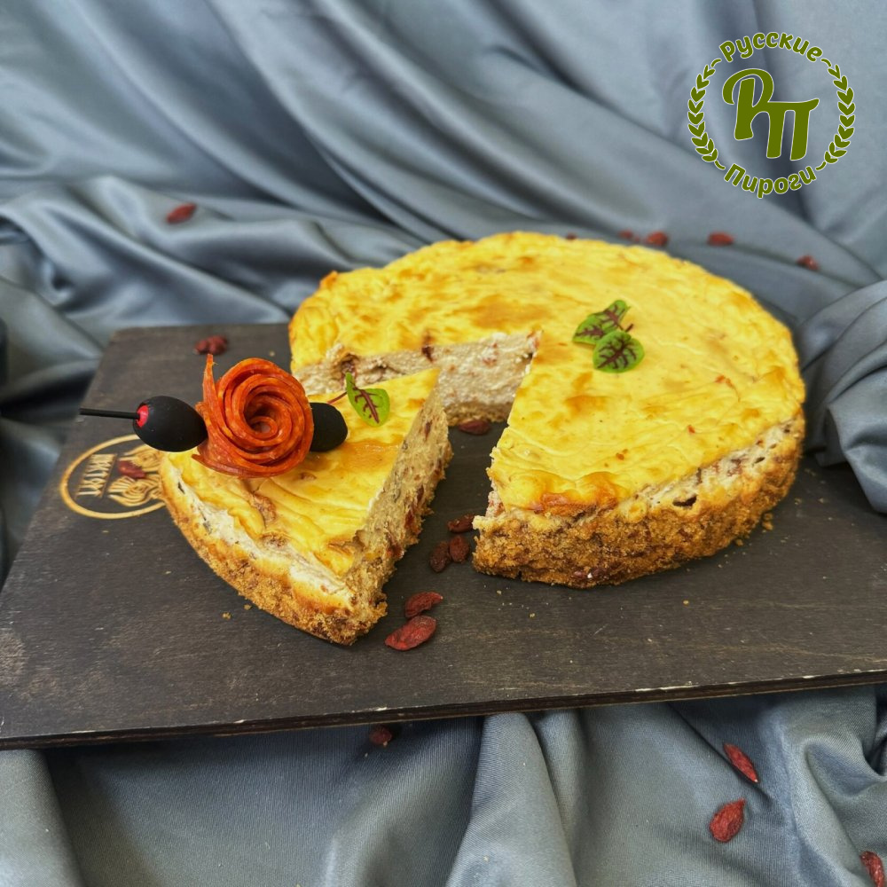 Итальянский чизкейк с вяленым томатом и Пепперони