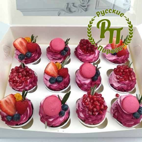 Капкейки ягодные «О-ла-ла»