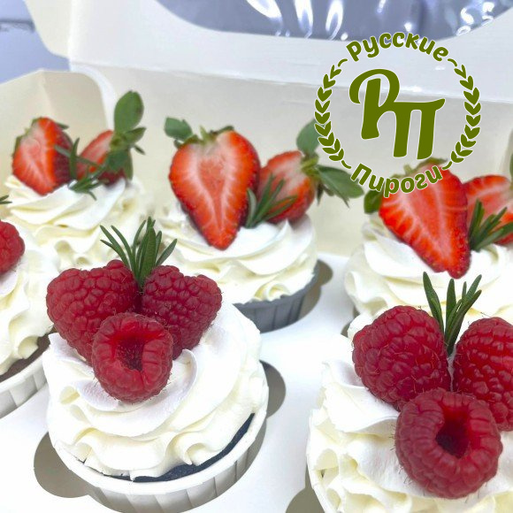 Капкейки «Ягодный кутюр»