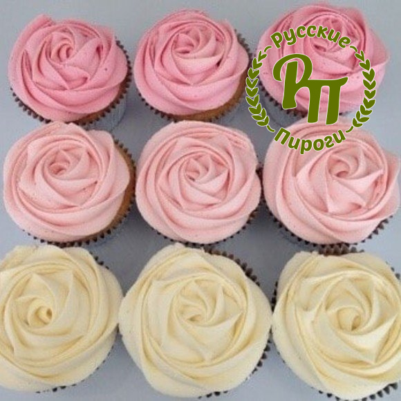 Капкейки «Чайная роза»