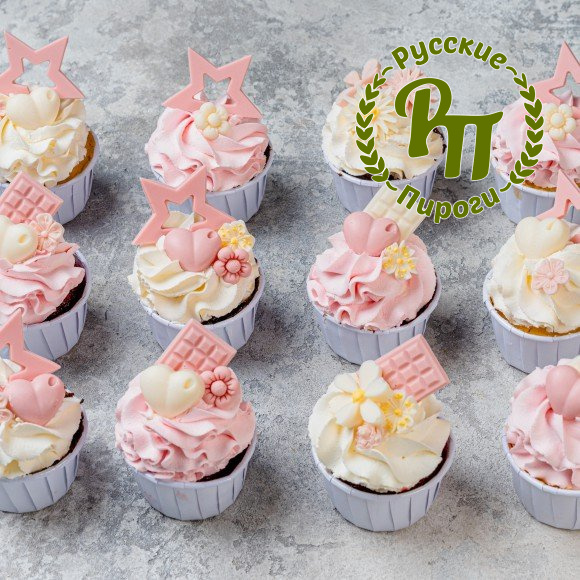Капкейки «Цветочное настроение»