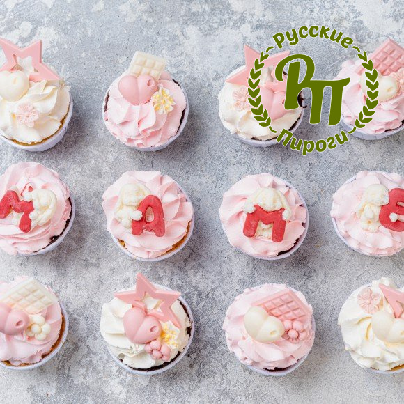 Капкейки «Маме»