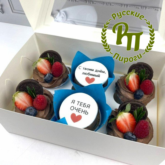 Капкейки "Признание мужу"