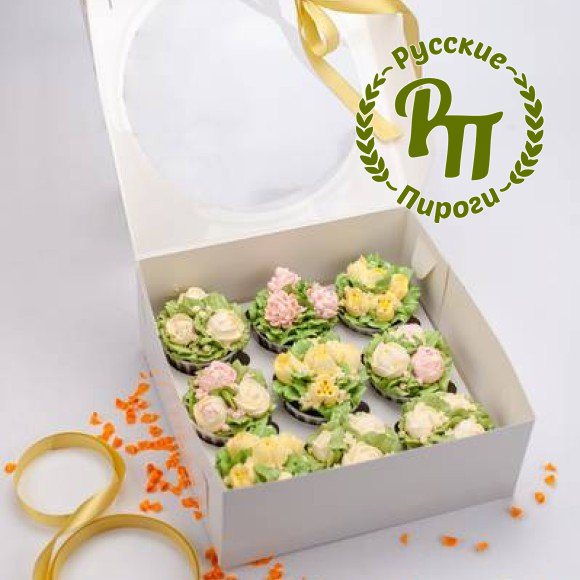 Капкейки «Весенний луг»