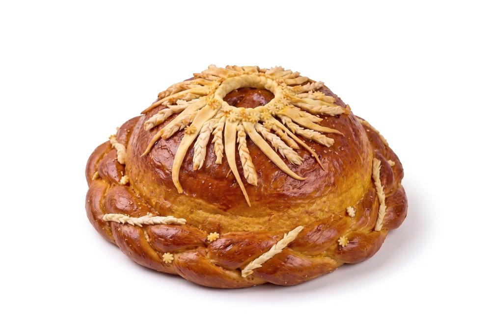 Каравай с колосьями